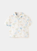 MANGO BANANA 27057907-02 MANGO KIDS BABY BOY SHIRT SHORT SLEEVE-4
