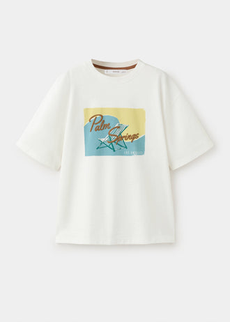 MANGO A2PALM 27058268-02 MANGO KIDS BOY T-SHIRT SHORT SLEEVE
