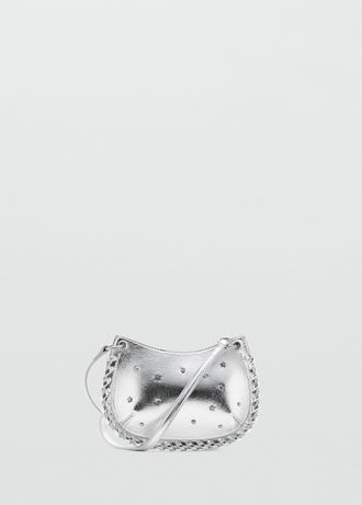MANGO SILVER 27061227-PL MANGO KIDS GIRL SHOULDER BAG