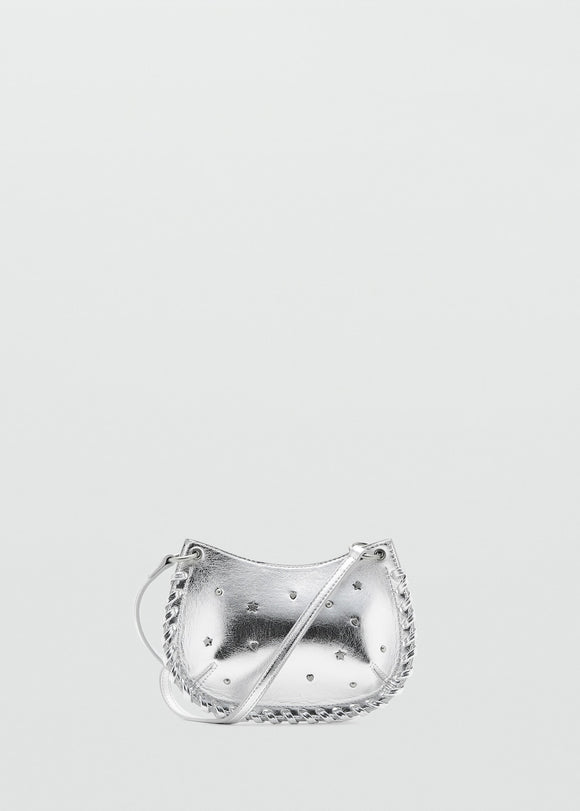MANGO SILVER 27061227-PL MANGO KIDS GIRL SHOULDER BAG