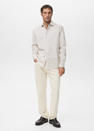 MANGO PLAYR 27061231-09 MANGO MAN SHIRT LONG SLEEVE