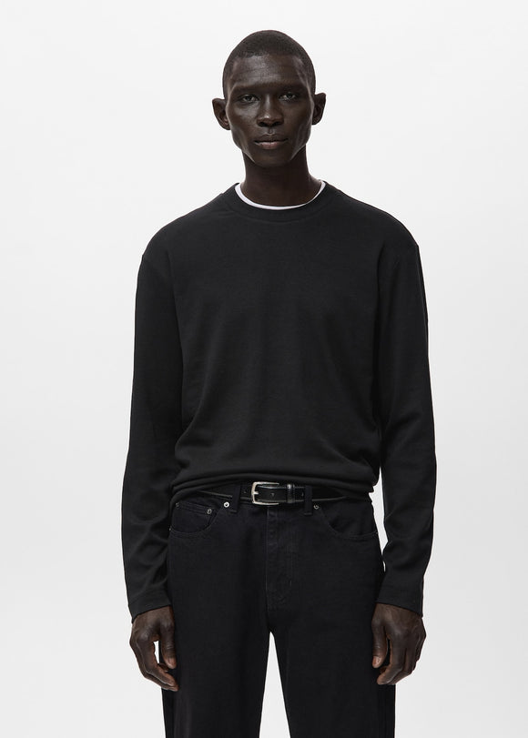 MANGO GARETH 27061254-99 MANGO MAN T-SHIRT LONG SLEEVE