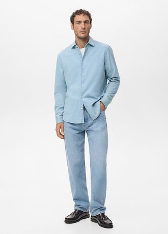 MANGO DENIM 27061294-TC MANGO MAN SHIRT LONG SLEEVE