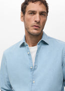 MANGO DENIM 27061294-TC MANGO MAN SHIRT LONG SLEEVE-4