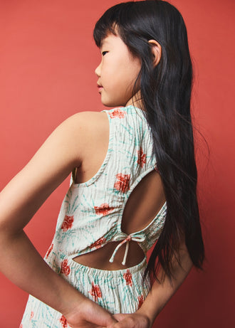 MANGO PALM 27061515-02 MANGO KIDS GIRL JUMPSUIT