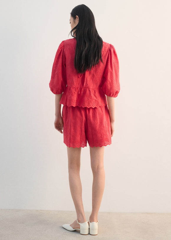 MANGO DOMINO-H 27064046-74 MANGO WOMEN BLOUSE