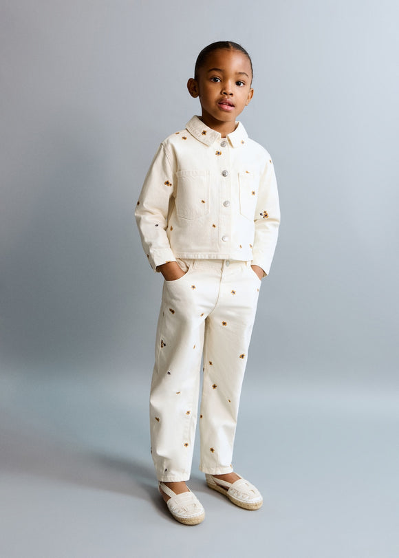 MANGO FLOWSET 27064429-05 MANGO KIDS BABY GIRL JEANS