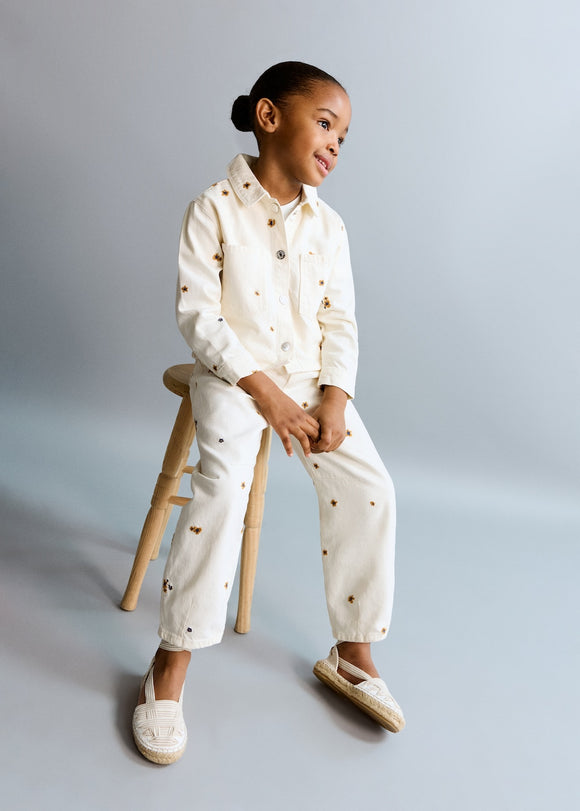 MANGO FLOWSET 27064429-05 MANGO KIDS BABY GIRL JEANS