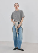 MANGO SITA 27065838-94 MANGO WOMEN T-SHIRT SHORT SLEEVE-2