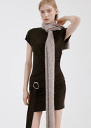 MANGO MILENA 27065843-30 MANGO WOMEN DRESS KNEE LENGTH-5