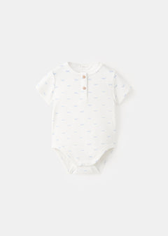 MANGO FISH 27065953-02 MANGO KIDS NEW BORN BODYSUIT