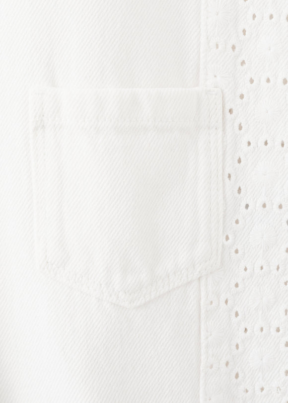 MANGO BLANCA 27066343-02 MANGO KIDS BABY GIRL DUNGAREE