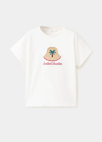 MANGO HAT 27066356-02 MANGO KIDS GIRL T-SHIRT