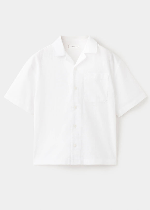 MANGO MENORCA 27066727-01 MANGO KIDS BOY SHIRT SHORT SLEEVE