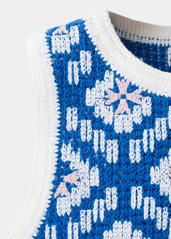 MANGO ONDINE 27066737-53 MANGO KIDS GIRL SWEATER VEST