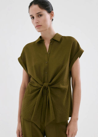 MANGO NUDO 27067153-43 MANGO WOMEN SHIRT SHORT SLEEVE