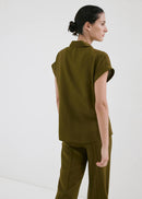 MANGO NUDO 27067153-43 MANGO WOMEN SHIRT SHORT SLEEVE-3