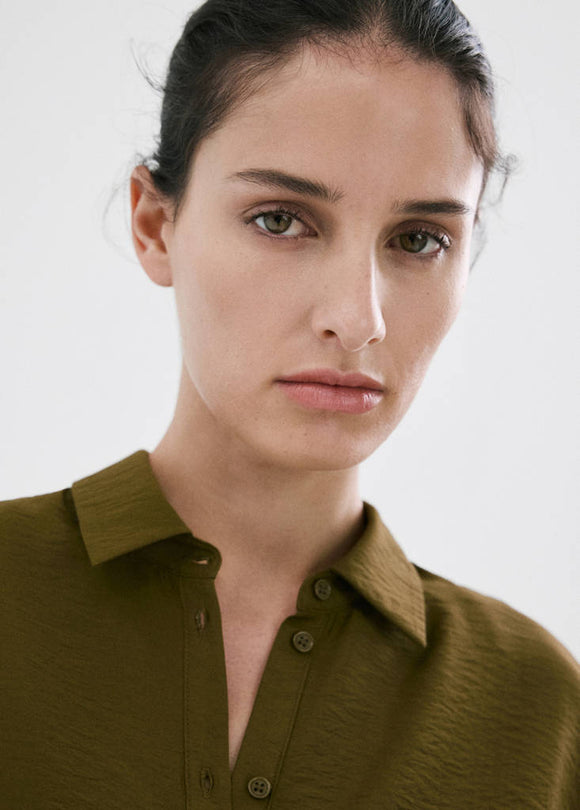 MANGO NUDO 27067153-43 MANGO WOMEN SHIRT SHORT SLEEVE