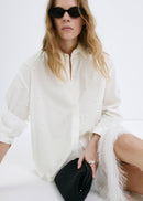 MANGO JAGUAR 27067931-02 MANGO WOMEN SHIRT LONG SLEEVE-5