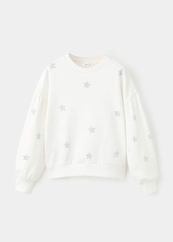 MANGO STARRY 27071168-02 MANGO KIDS GIRL SWEATSHIRT