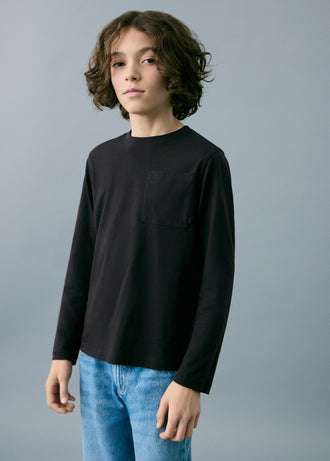 MANGO BASICA1 27071195-99 MANGO KIDS BOY T-SHIRT LONG SLEEVE