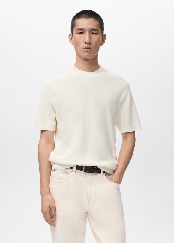 MANGO LINO-H 27071234-02 MANGO MAN T-SHIRT SHORT SLEEVE