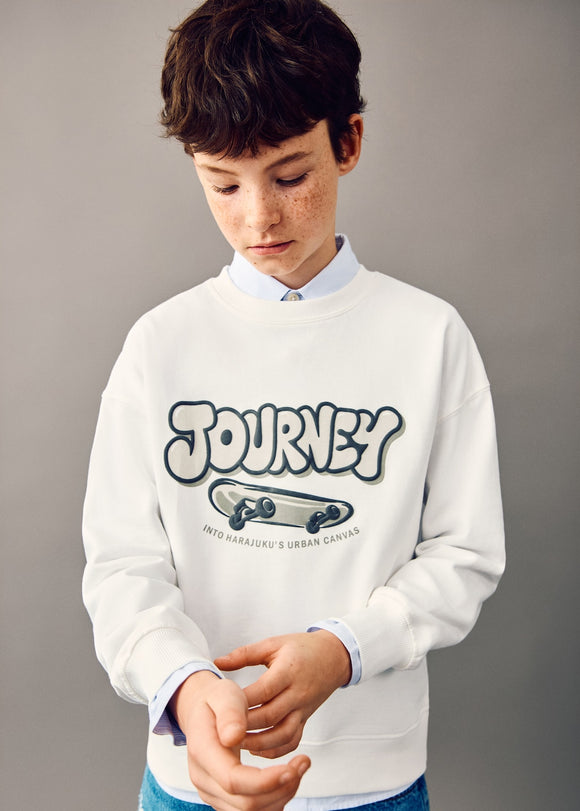 MANGO JOURNEY 27073279-02 MANGO KIDS BOY SWEATSHIRT