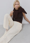 MANGO PIQUE 27073315-05 MANGO WOMEN TROUSER-5