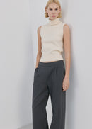 MANGO PIQUE 27073315-52 MANGO WOMEN TROUSER-5