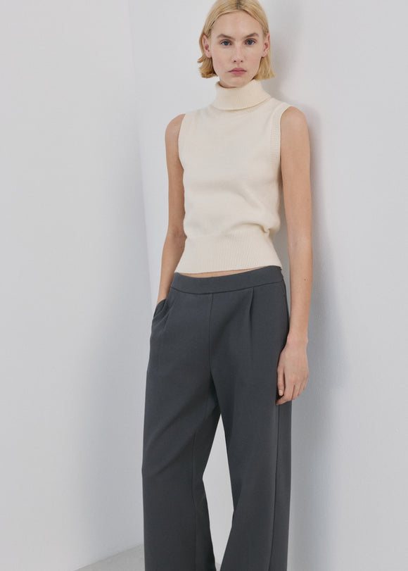 MANGO PIQUE 27073315-52 MANGO WOMEN TROUSER