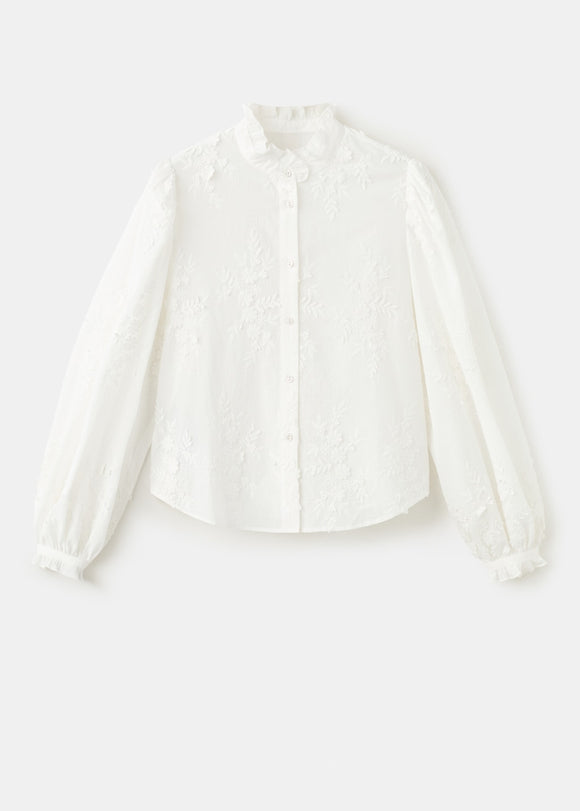 MANGO RUFLA 27074078-02 MANGO WOMEN BLOUSE