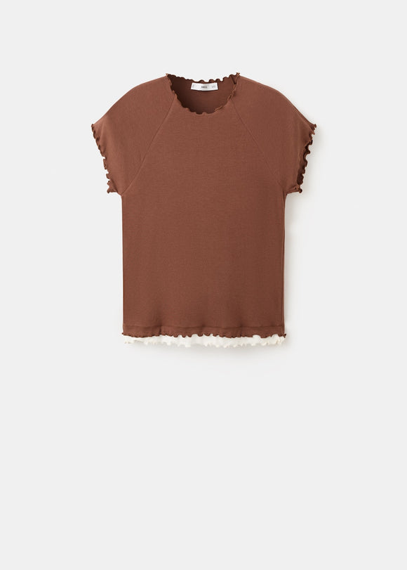 MANGO CURLITA 27074079-30 MANGO WOMEN T-SHIRT SHORT SLEEVE