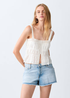 MANGO MEG 27075933-TM MANGO KIDS GIRL SHORT