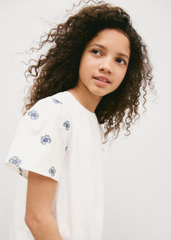 MANGO JIMENA 27075960-02 MANGO KIDS GIRL T-SHIRT SHORT SLEEVE