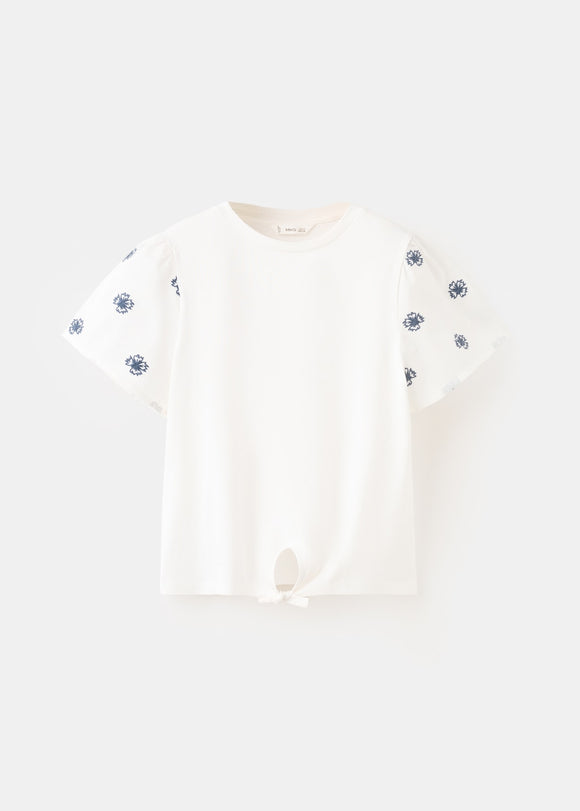 MANGO JIMENA 27075960-02 MANGO KIDS GIRL T-SHIRT SHORT SLEEVE