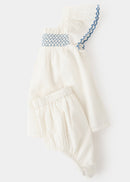 MANGO MALAGA 27076721-12 MANGO KIDS NEW BORN BABY DRESS-3