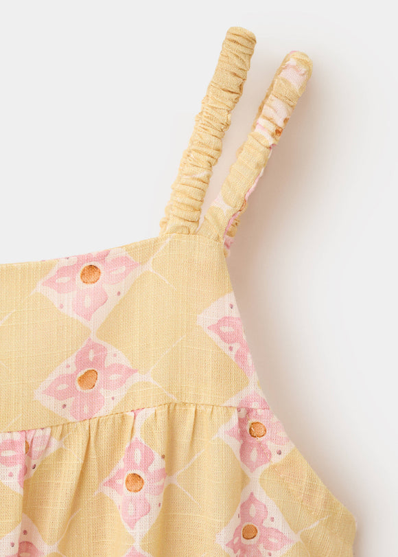 MANGO CERAMIC 27076751-12 MANGO KIDS GIRL ONE PIECE