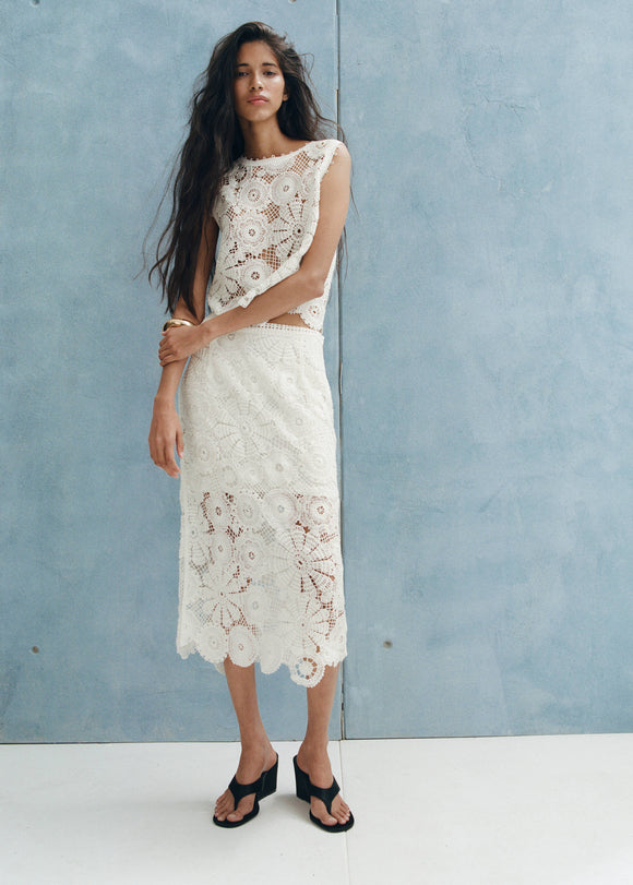 MANGO GARDEN 27079055-02 MANGO WOMEN SKIRT