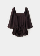 MANGO MARRON 27079070-30 MANGO WOMEN BLOUSE-1