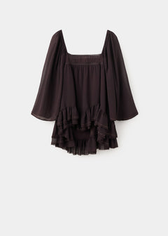 MANGO MARRON 27079070-30 MANGO WOMEN BLOUSE