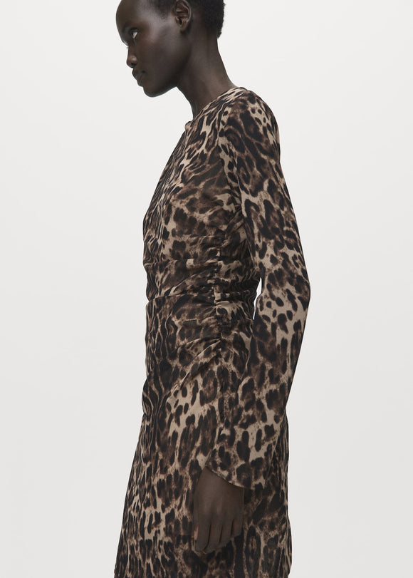 MANGO OLBIA 27081246-30 MANGO WOMEN DRESS KNEE LENGTH