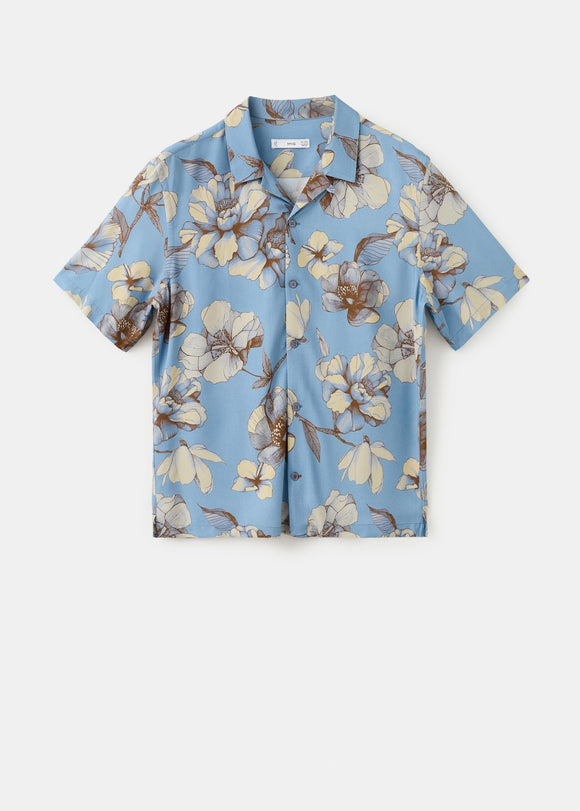 MANGO FLOR-H 27081277-50 MANGO MAN SHIRT SHORT SLEEVE