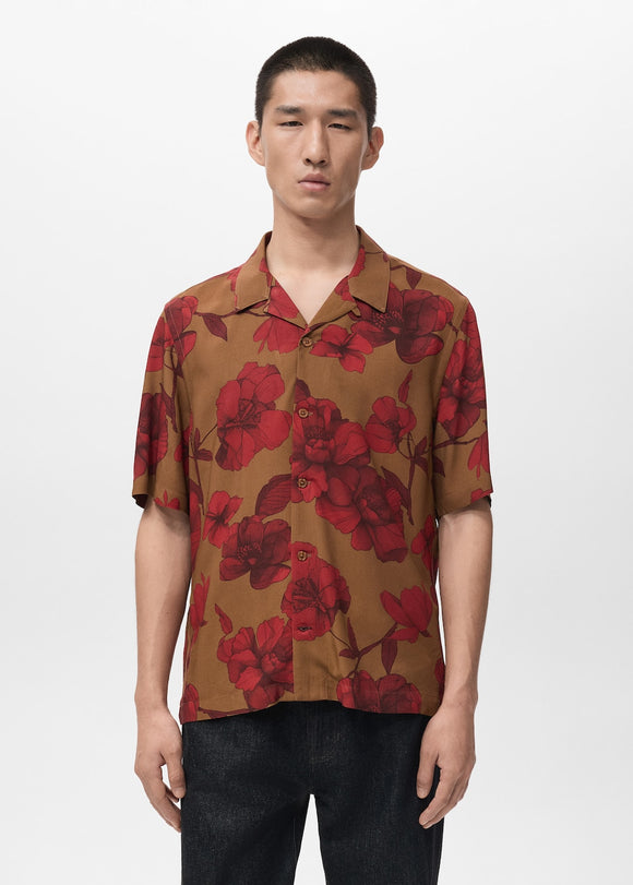 MANGO FLOR-H 27081277-70 MANGO MAN SHIRT SHORT SLEEVE