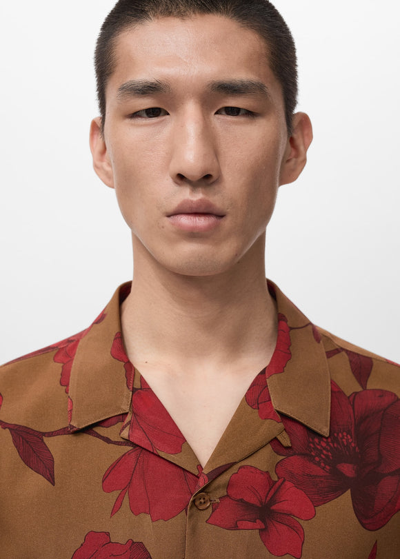 MANGO FLOR-H 27081277-70 MANGO MAN SHIRT SHORT SLEEVE