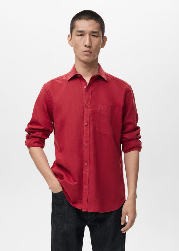 MANGO AVISPA-H 27081299-70 MANGO MAN SHIRT LONG SLEEVE