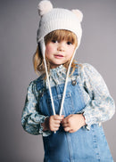 MANGO RUFFI 27081508-TM MANGO KIDS BABY GIRL DUNGAREE-2