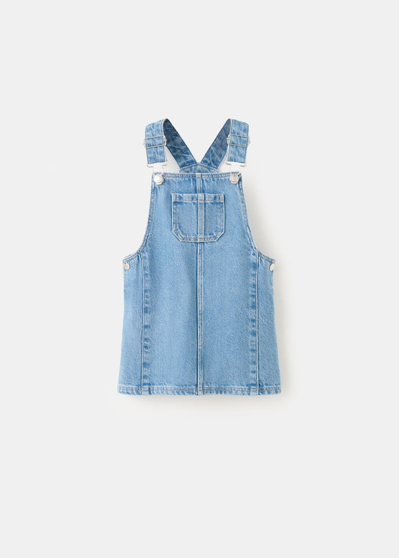MANGO RUFFI 27081508-TM MANGO KIDS BABY GIRL DUNGAREE