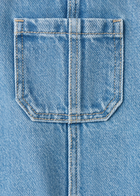 MANGO RUFFI 27081508-TM MANGO KIDS BABY GIRL DUNGAREE