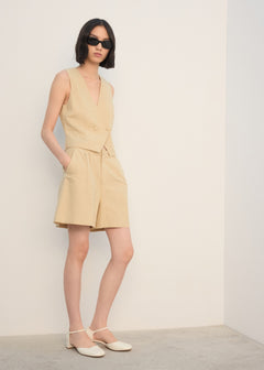 MANGO GARBANZO-H 27082537-15 MANGO WOMEN SHORT