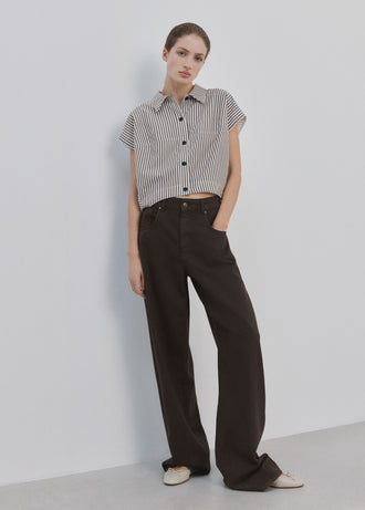 MANGO OLIVE-W 27083295-05 MANGO WOMEN SHIRT LONG SLEEVE